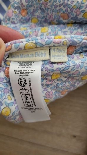 Girl JoJo Maman Bebe Reversible Quilted Jacket