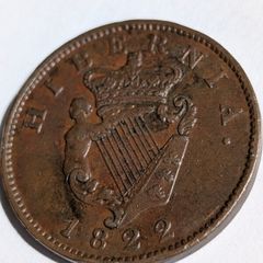1822 Irish Halfpenny