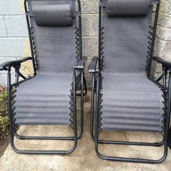 Zero Gravity Garden chairs x 2