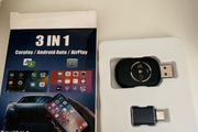 2025 New Wireless CarPlay /Android Auto Adapter Wireless Dongle Ultra Compact | For Factory-Wired CarPlay