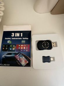 2025 New Wireless CarPlay /Android Auto Adapter Wireless Dongle Ultra Compact | For Factory-Wired CarPlay