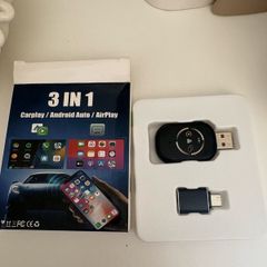 2025 New Wireless CarPlay /Android Auto Adapter Wireless Dongle Ultra Compact | For Factory-Wired CarPlay