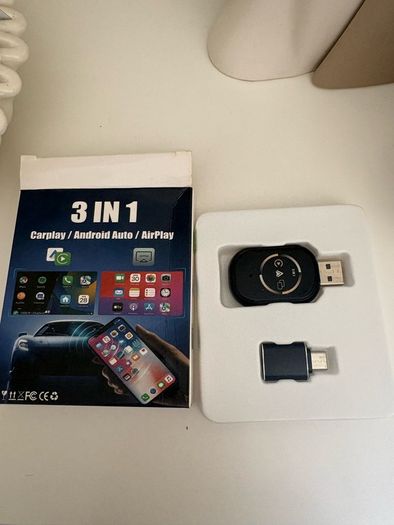 2025 New Wireless CarPlay /Android Auto Adapter Wireless Dongle Ultra Compact | For Factory-Wired CarPlay