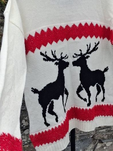 Pure Moda Reindeer Christmas Jumper