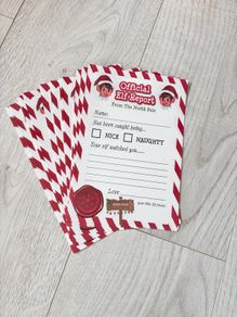 FREE - Elf on the Shelf Report Cards