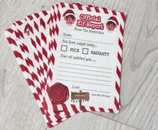FREE - Elf on the Shelf Report Cards