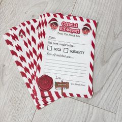 FREE - Elf on the Shelf Report Cards