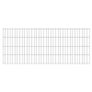 2D Garden Fence Panels & Posts 2008x830 mm 6 m Silver Image 9