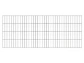 2D Garden Fence Panels 2.008x0.83 m 10 m (Total Length) Silver