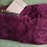 Ladies Glove - Gallery Burgundy Suede Glove Image 5