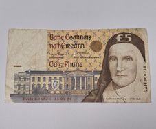 Irish Bank Notes - Bundle of Three 5 Punt Notes - Catherine McAuley