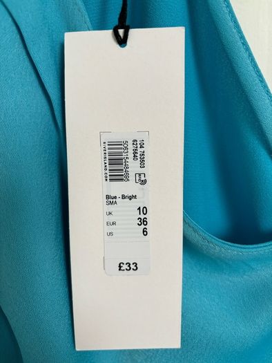 River Island blue mini dress