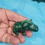 Genuine Malachite Carved Ani Image 4