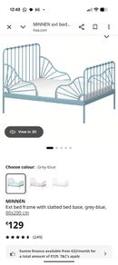 Kids bed extendable Ikea