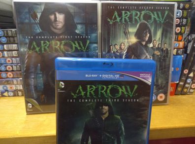 Arrow Season 1-3 Dvd/blu-ray Collection