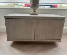 Bleached oak cabinet