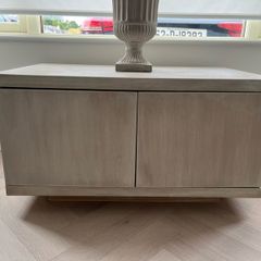 Bleached oak cabinet