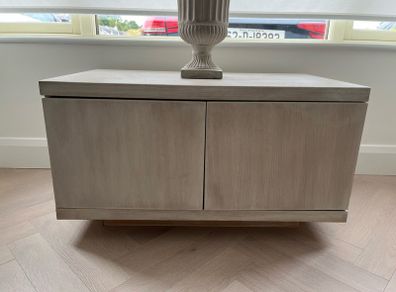 Bleached oak cabinet