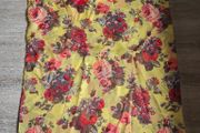 Yellow Floral Infinity scarf