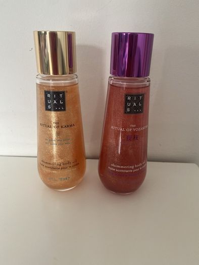 New RITUALS The Ritual of Yozakura and The Ritual of Karma Shimmering Body Oils