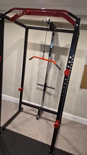 Power rack & Weights with pulley