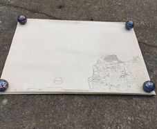 1953 38x27" Ordnance Map of Balscaddan