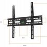 Tv Wall Mount Bracket Flat 23" - 55" Image 2