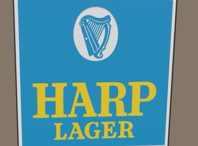 Harp Lager Lightbox