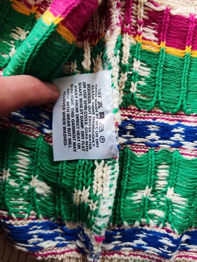 cardigan size M from the sweater shop wicklow floral design