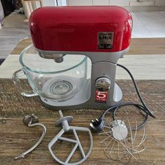 Kenwood kmix kmx75 red with glass bowl