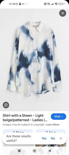 Trousers and shirt co ord