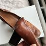 Vintage Ban Dal Two-Tone Brown Leather Heels 4.5 Image 2