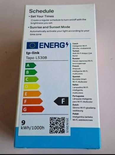 TP-Link Tapo L530B Smart Wi-Fi Light Bulb