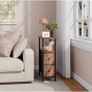 Narrow Side Table Set of 2, Slim Bedside Image 4