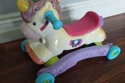 VTech Rock and Ride Unicorn Baby Ride On Toy