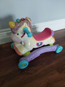 VTech Rock and Ride Unicorn Baby Ride On Toy