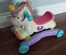 VTech Rock and Ride Unicorn Baby Ride On Toy