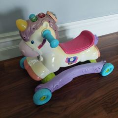 VTech Rock and Ride Unicorn Baby Ride On Toy