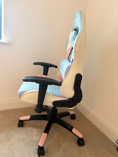 X Rocker Gaming Chair Blue and Pink