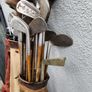 Antique golf clubs. Three bags and thirty clubs . ONE LOT ONLY . Image 2