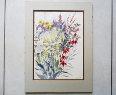 Irish Art - James H Flack Unframed Watercolour