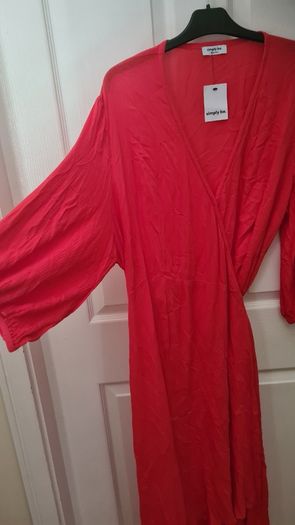 Simply Be Wrap Dress Size 18 (nwt)