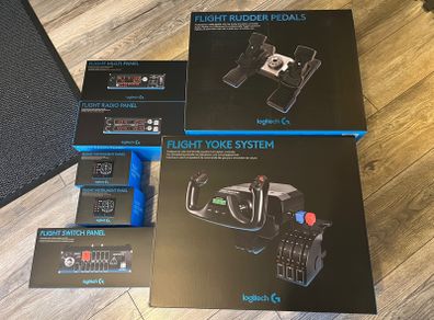 Logitec Flight Simulator Full Set