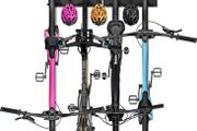 Bike Storage Rack Garage Wall Mount Hanger for Bicycles and Helmets, Heavy Duty Tools Storage Hooks Adjustable Home Space Saving (FREE POSTAGE)