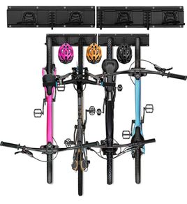 Bike Storage Rack Garage Wall Mount Hanger for Bicycles and Helmets, Heavy Duty Tools Storage Hooks Adjustable Home Space Saving (FREE POSTAGE)