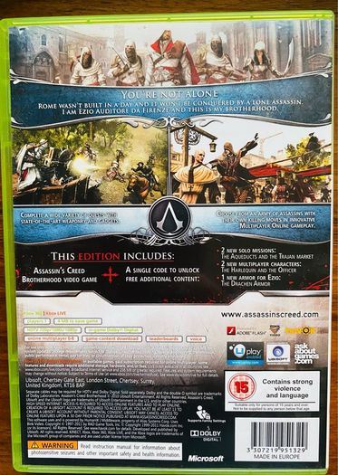 xbox 360: Assassin's creed: Brotherhood