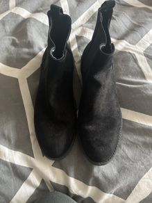 Black ankle boots