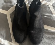 Black ankle boots