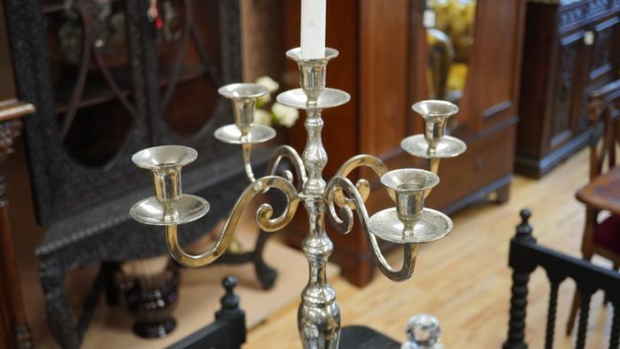 Pair of Vintage 5-Light Candelabra