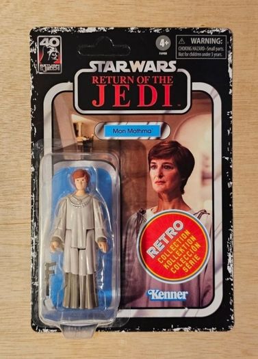Star Wars Mon Mothma 3.75 " Scale (Unpunctured) From The New Retro Collection New & Unopened
